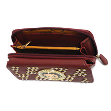 Load image into Gallery viewer, Betty Boop bling pink rhinestone checkbook L woman wallet B17B2605