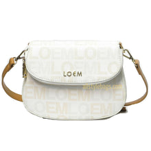 Load image into Gallery viewer, LOEM white crossbody shoulder wallet Bag set messenger handbag signature flap