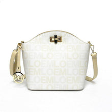 Load image into Gallery viewer, LOEM white crossbody shoulder messenger Bag handbag signature switch lock