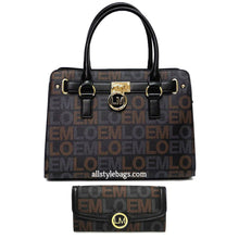 Load image into Gallery viewer, LOEM cream white signature wallet shoulder Bag belt handbag set lock key pockets