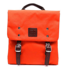 Load image into Gallery viewer, Canvas Cross-body bag tablet Messenger Blanc orange form I Pad Flap Over