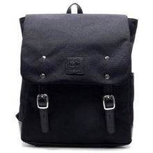 Load image into Gallery viewer, Canvas school sport L backpack sport Bag I Pad laptop Blanc Navy Blue