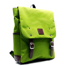 Load image into Gallery viewer, Canvas book school sport L backpack Bag I Pad laptop form pockets Blue Blanc
