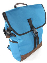 Load image into Gallery viewer, Canvas L backpack Bag I Pad laptop form Pockets Blanc Belt Olive Green flap over