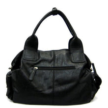 Load image into Gallery viewer, Black studs L Shoulder Satchel Bag Handbag Purse Designer Inspired Pockets