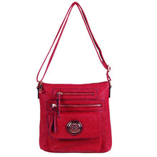 Cargar imagen en el visor de la galería, Bolso bandolera con medallón Bolsillo morado en relieve Inspirado en el diseñador 2139