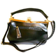 Load image into Gallery viewer, black Magazine image evening clutch satchel shoulder bag rhinestone cover photo