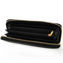 Cargar imagen en el visor de la galería, Billetes y monedas para mujer con bolsillos con cremallera y firma LOEM inspirada en el diseñador