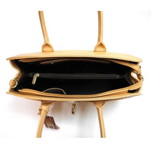 Cargar imagen en el visor de la galería, Bolso de mano con correa negra y llavero LOEM, bolso de mano inspirado en el diseñador clásico