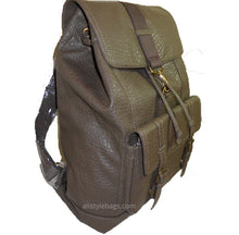 Cargar imagen en el visor de la galería, Mochila escolar deportiva Form Pockets L Bolso iPad Portátil tableta Gris F Cuero BAP