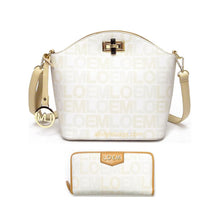 Cargar imagen en el visor de la galería, Conjunto de bolso bandolera con monedero y cierre de cremallera LOEM con bolsillos de diseñador