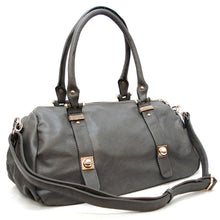 Cargar imagen en el visor de la galería, Bolso de hombro estilo médico negro Bolso de mano con tachuelas R boxer inspirado en el diseñador