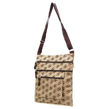 Cargar imagen en el visor de la galería, Bolso bandolera de tela con la firma G, de lona, estilo mensajero, inspirado en el diseñador