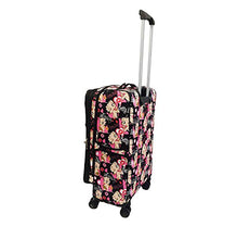 Load image into Gallery viewer, Betty Boop 3pcs Set Luggage 4 pairs rolling Spinning Wheels canvas black kick
