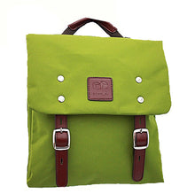 Load image into Gallery viewer, Canvas Cross-body bag tablet Messenger Blanc orange form I Pad Flap Over
