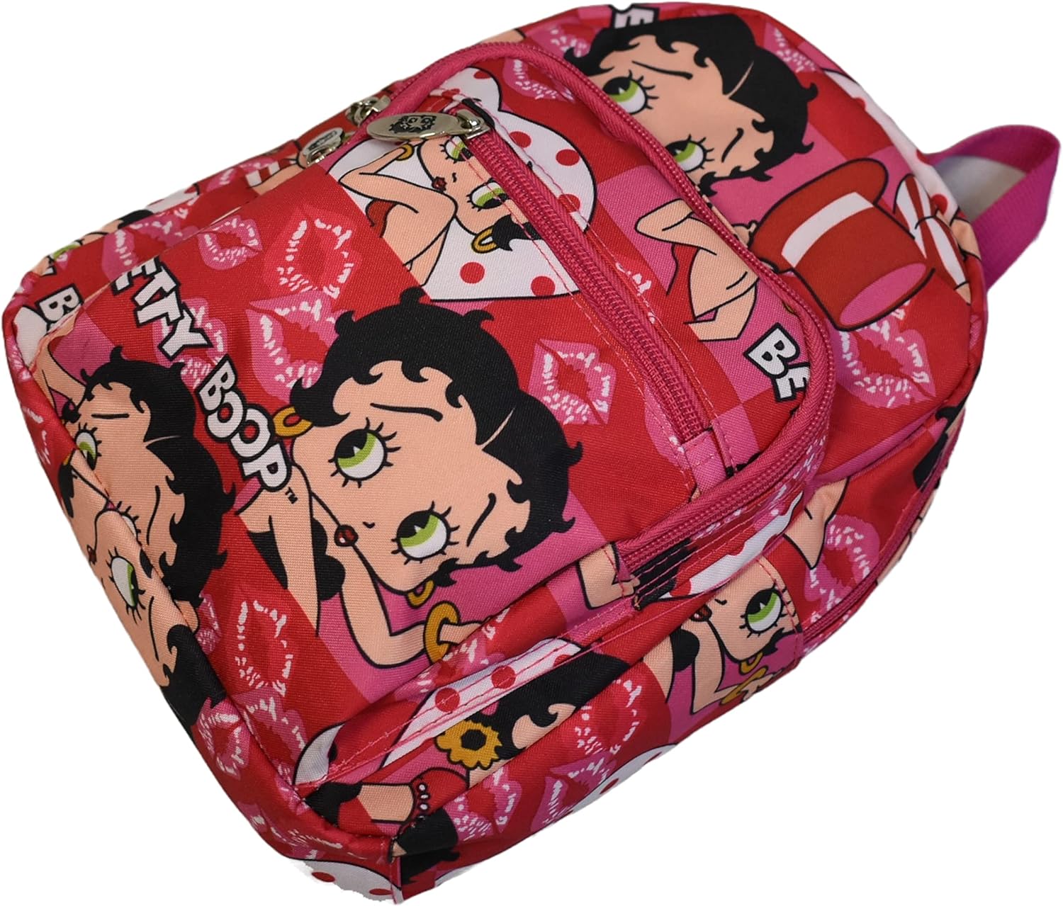 betty boop mini backpack Betty Boop Canvas School mini Backpack Book Pink red Sport Pockets –  allofpurses.com