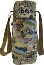 Load image into Gallery viewer, Tote travel bag Route #66 mother of road w/ cellphone wallte bag
