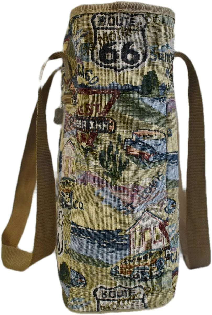 Bolso de viaje Tote Route #66 mother of road con cartera para celular – allofpur
