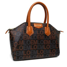 Load image into Gallery viewer, LOEM signature Print cross shoulder Bag handbag tote Designer inspired
