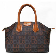 Load image into Gallery viewer, LOEM signature Print cross shoulder Bag handbag tote Designer inspired
