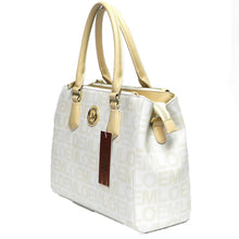 Load image into Gallery viewer, LOEM signature white shoulder Bag zipper pockets dessigner inspired classic
