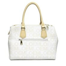 Load image into Gallery viewer, LOEM signature white shoulder Bag zipper pockets dessigner inspired classic
