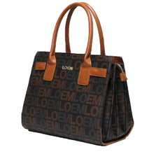 Load image into Gallery viewer, LOEM brand signature shoulder Bag handbag brown pockets Designer Inspired
