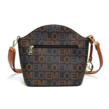 Load image into Gallery viewer, Loem brown signature cross-body messenger Shoulder Bag designer inspired
