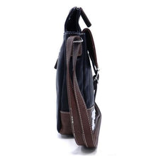 Load image into Gallery viewer, Cross-body Pockets Messenger Bag beige brown rhinestone Studs designer inspired
