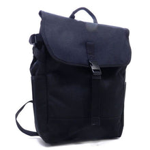 Load image into Gallery viewer, School backpack Belt navy Canvas color block I Pad laptop form L pockets Bag
