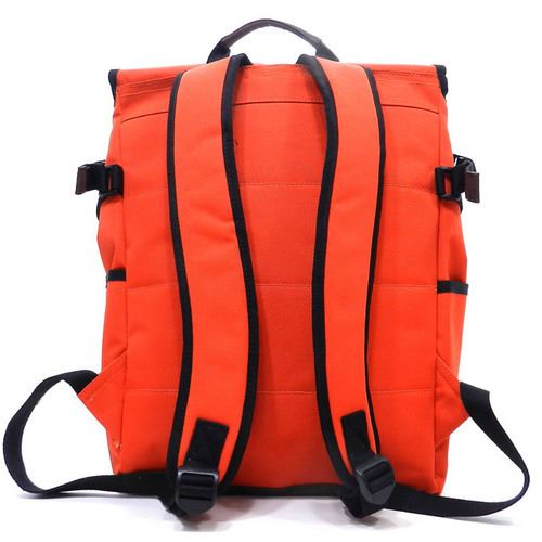Canvas school L backpack Bag pockets I Pad laptop form orange sport Bl – allofpu