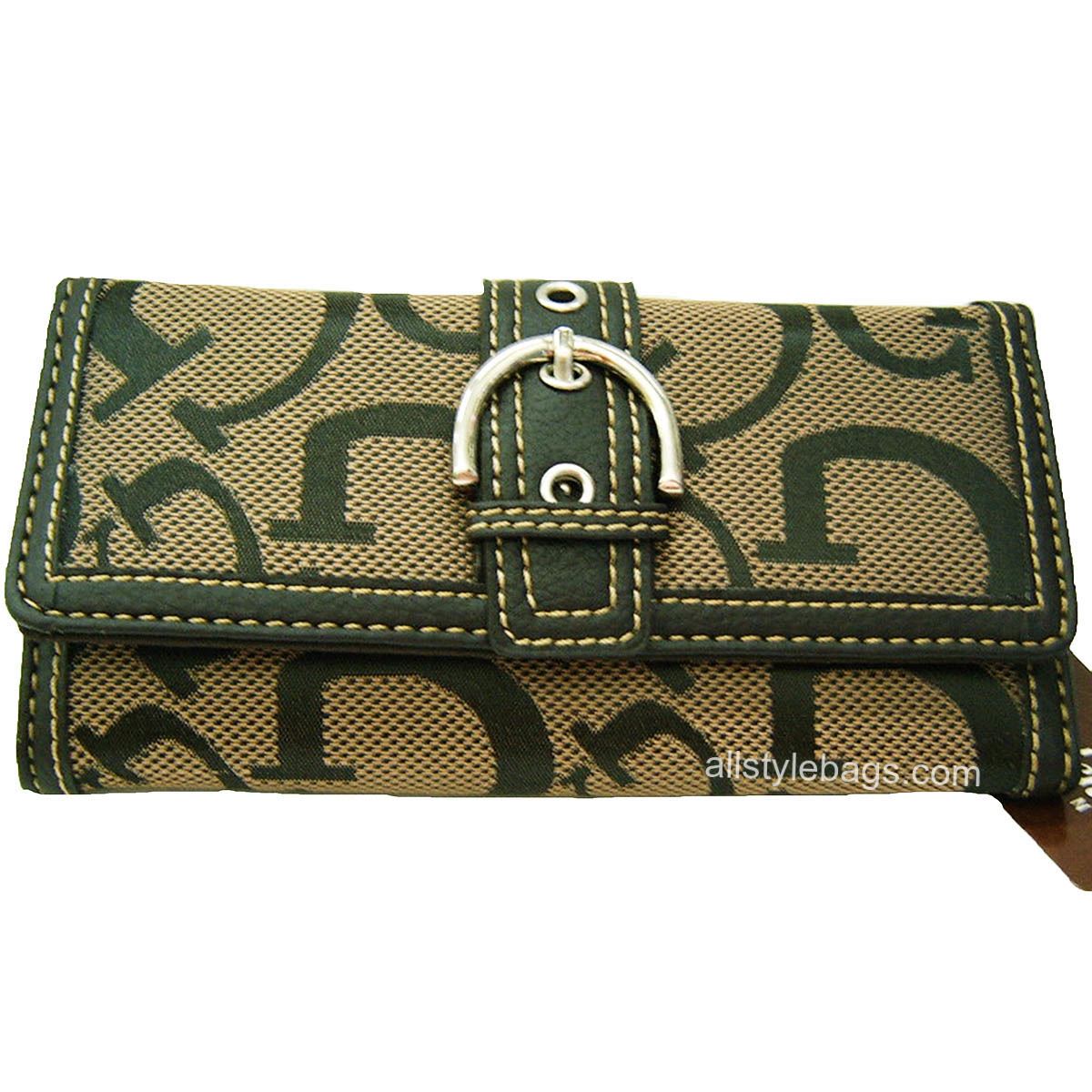 canvas signature L checkbook Belt buckle designer inspired woman MW – allofpurse