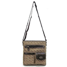 Load image into Gallery viewer, Designer inspired canvas G signature Cross-body bag pocket messenger
