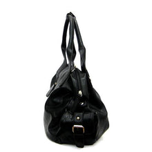 Load image into Gallery viewer, Black studs L Shoulder Satchel Bag Handbag Purse Designer Inspired Pockets
