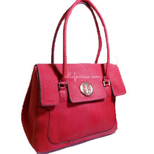 Load image into Gallery viewer, Golden flora Medallion satchel Bag Designer inspired Burgundy Red
