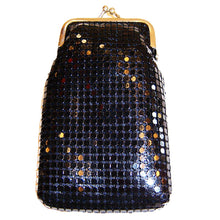 Cargar imagen en el visor de la galería, Cartera de mano de metal dorado, estuche para cigarrillos, bolígrafos, monedas, billetera inspirada en el diseñador
