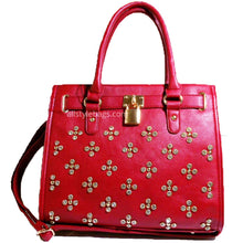 Load image into Gallery viewer, LOEM Shoulder bag handbag Tote Designer inspired Rhinestone Studs F17E
