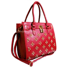 Load image into Gallery viewer, LOEM Shoulder bag handbag Tote Designer inspired Rhinestone Studs F17E
