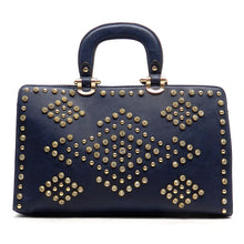 Cargar imagen en el visor de la galería, Bolso de mano LOEM Bling Bandolera Bolso Tote Diseñador Diamantes de imitación Boxer Tachuelas F08504
