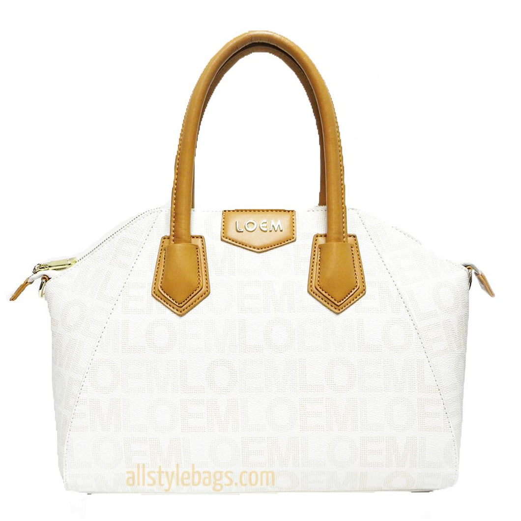 Bolso de mano con estampado de la firma LOEM, bolso de mano, bolso de mano, marca dorada de diseñador