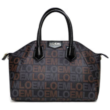 Load image into Gallery viewer, LOEM signature Print shoulder Bag handbag tote Designer Brown golden brand
