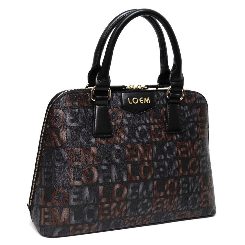 ivy beige LOEM signature Print trapezoid white L wallet shoulder Bag h – allofpu