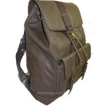 Load image into Gallery viewer, Form Pockets school Sport L backpack Bag IPad Laptop tablet Grey F Leather BAP
