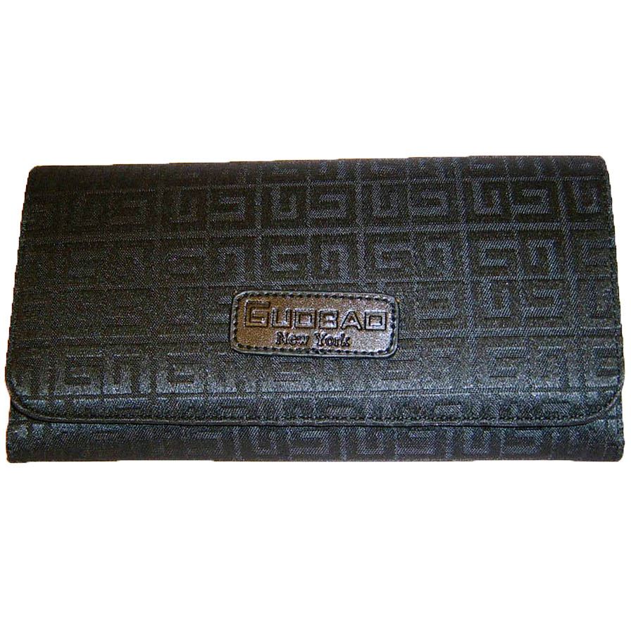 fabric G signature canvas plaid checker Pink L detachable checkbook woman wallet