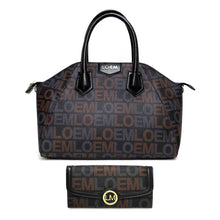 Load image into Gallery viewer, LOEM signature Print shoulder Bag wallet set handbag tote Designer golden brand
