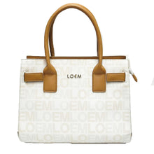 Load image into Gallery viewer, LOEM signature shoulder Bag handbag brown pockets monogram designer inspired
