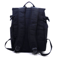 Load image into Gallery viewer, mustard Canvas form L backpack bag tablet Blanc Belt I Pad laptop yellow pockets
